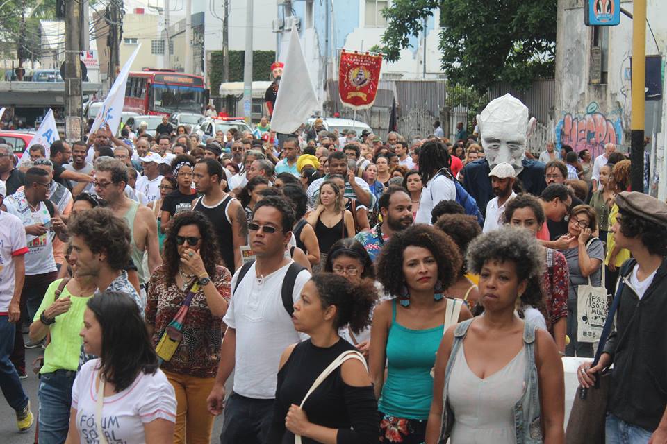 Passeata de abertura do FSM 2018 - Salvador-Bahia