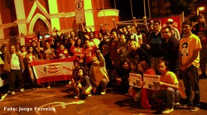 Torcida do Bangu contra o Fascismo e o Golpe