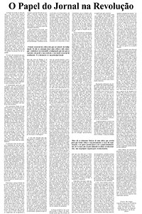 O Papel do Jornal na Revolução