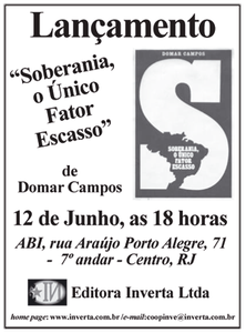 Lançamento: "Soberania - O Único Fator Escasso"