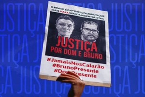União dos Povos Indígenas do Javari homenageia Bruno e Dom Phillips