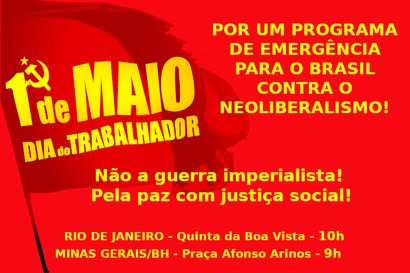 Banner 1º de maio de 2024 página inicial