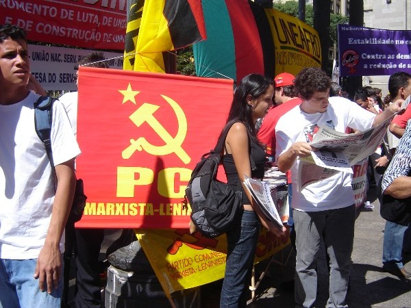 Primeiro de Maio na Praça da Sé em São Paulo