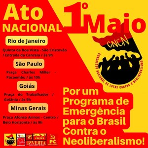 Cartaz 1º de Maio Nacional