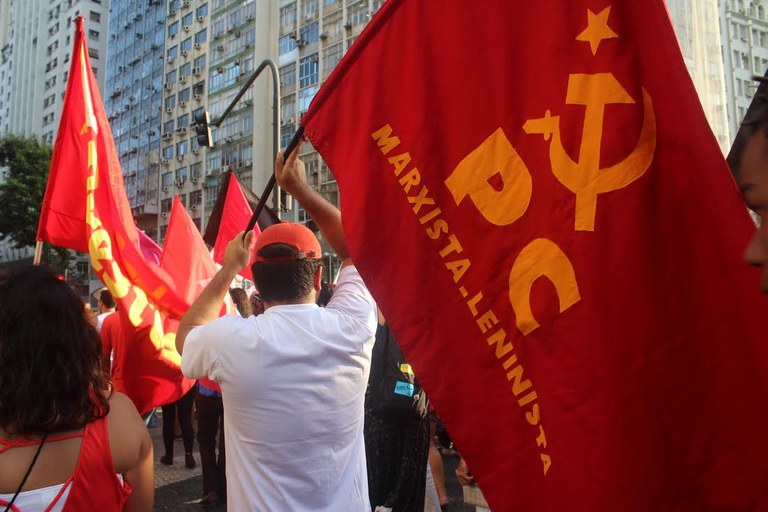 PCML presente na manifestação da Candelária