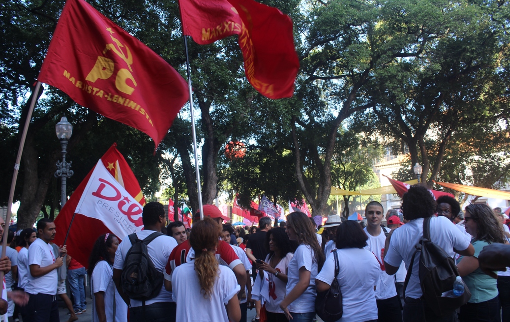 PCML (Brasil) presente na praça XV