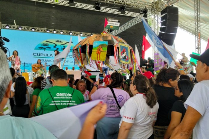 Ato cultural da audiência pública da Cúpula dos Povos da COP 30