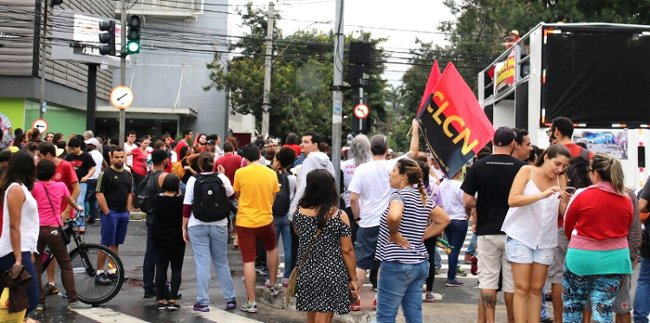 PCML-ES presente na Greve Geral!