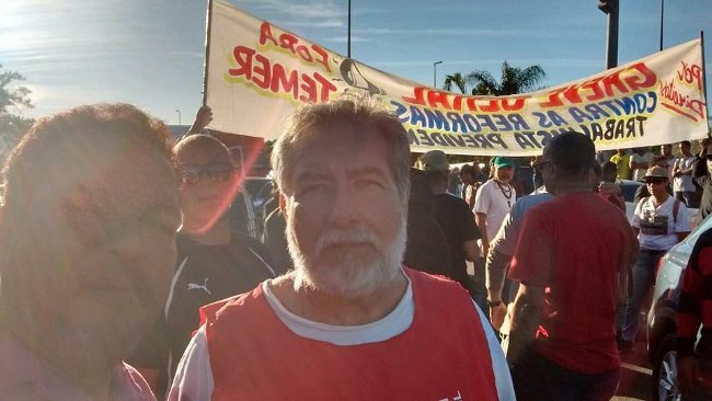 Manifestação da Greve Geral no Rio de Janeiro na Cedae