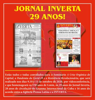 INVERTA 29 ANOS!