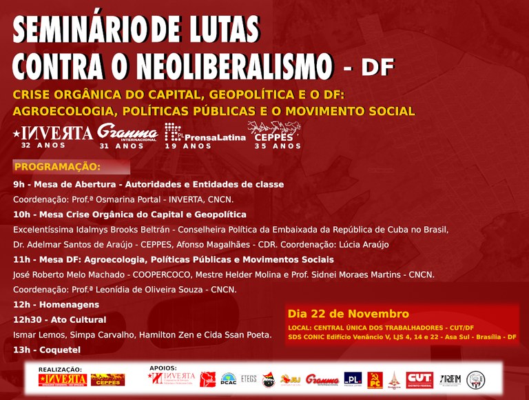 Seminário de Lutas contra o Neoliberalismo - DF