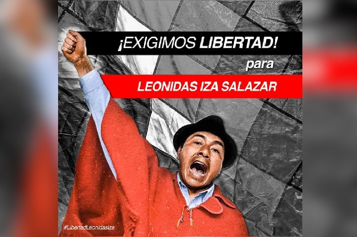 Liberdade para Leonidas Iza