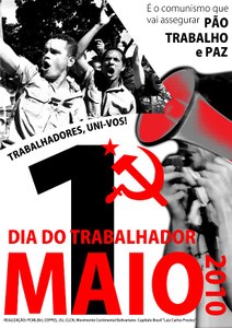 É O COMUNISMO QUE VAI ASSEGURAR PÃO, TRABALHO E PAZ 