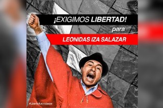 Liberdade para Leonidas Iza Salazar!