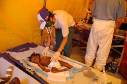 Mais crianças haitianas salvas por médicos cubanos