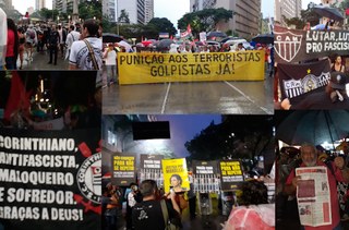 Manifestação pela Democracia contra os fascistas em BH