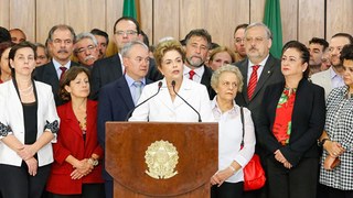 Presidenta Dilma Rousseff fala ao povo brasileiro.