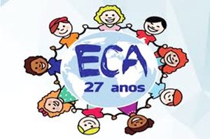 O ECA  - Estatuto da Criança e do Adolescente comemora 27 anos