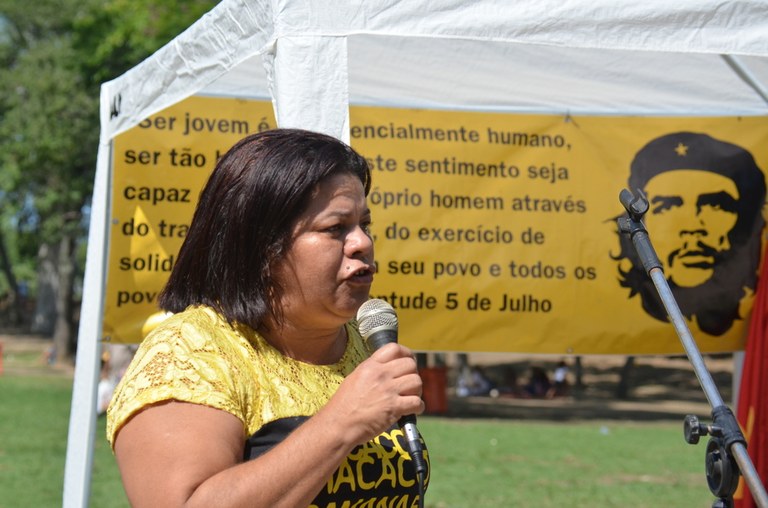 Jaqueline Alves do Movimento Nacional de Lutas pelo Socialismo