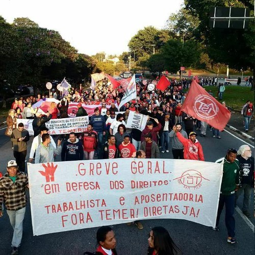 MTST e MST paralisam as principais ruas da cidade - Guarulhos-SP
