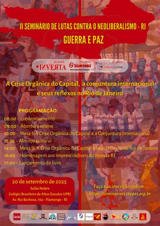 II Seminario de Lutas contra o Neoliberalismo - GUERRA e PAZ - RJ