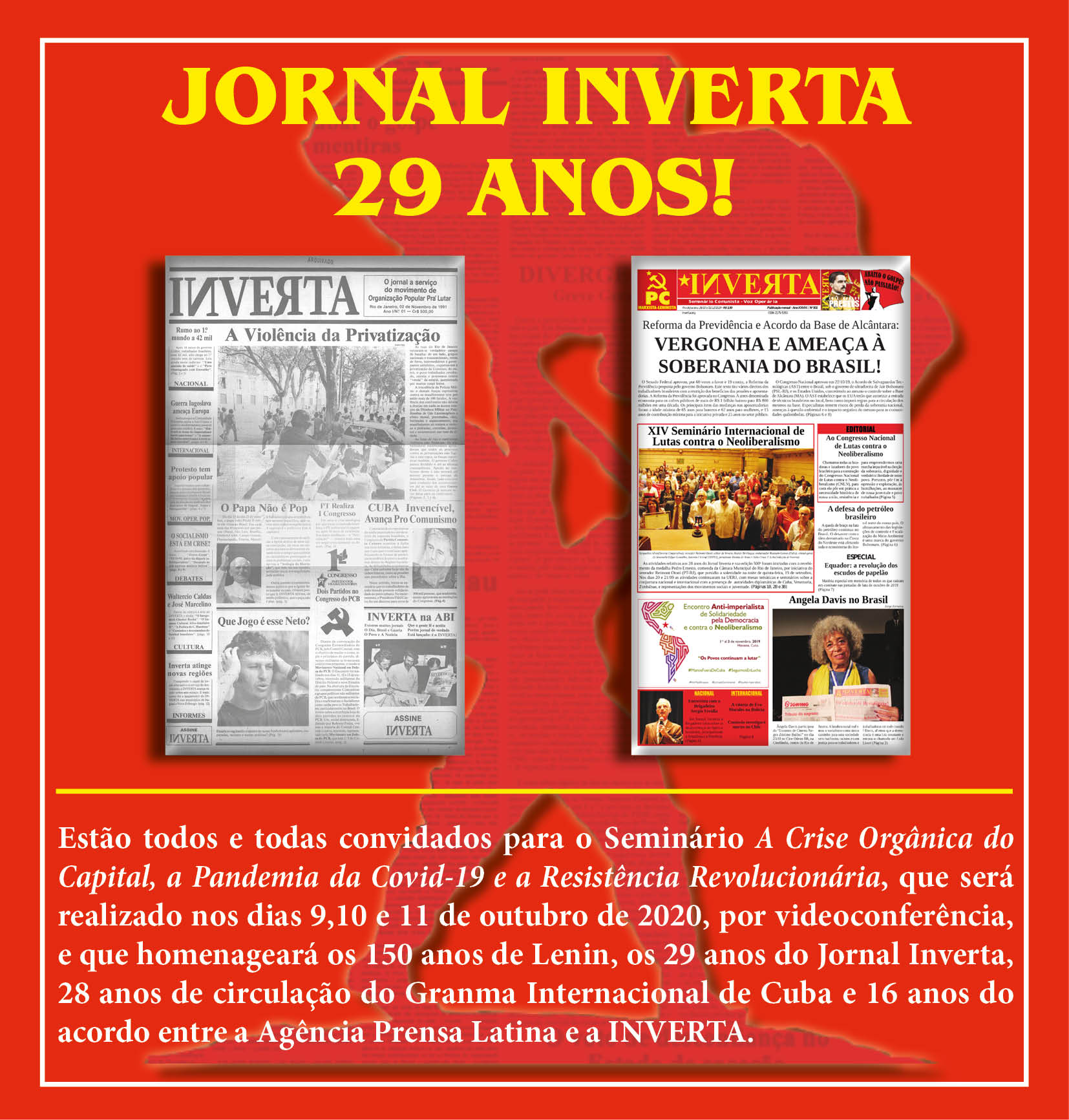 INVERTA 29 ANOS!