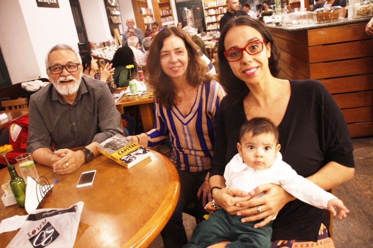 Aluisio, Adriana e a Profª Júlia Pereira (CEPPES/UFMG)