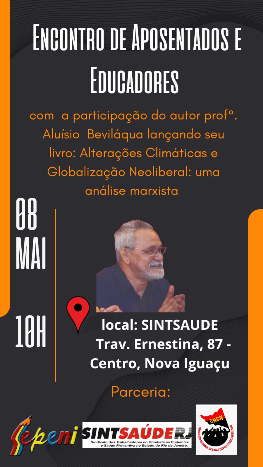 Lançamento do Livro Alterações Climáticas e Globalização Neoliberal em Nova Iguaçu/RJ
