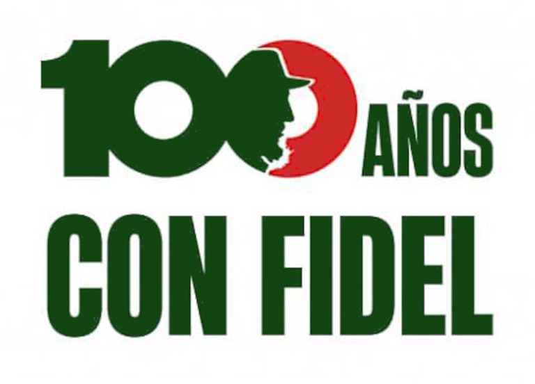Logo 100 anos de Fidel