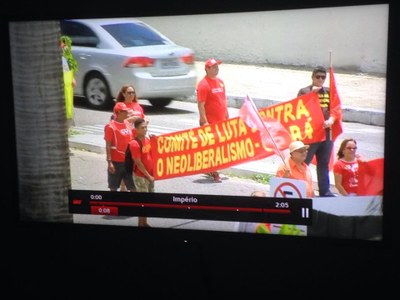 Comitês de Luta contra o Neoliberalismo e pelo Socialismo marcham em Fortaleza