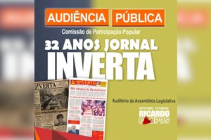 Audiência na AL-MG - 32 anos do Jornal Inverta - 20/10