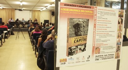 Seminário e lançamento de "A Crise Orgânica do Capital: o valor, a ciência e a educação" na UFMG