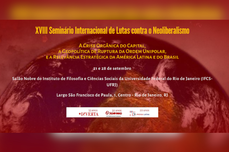 Evento - Seminário Internacional de Lutas contra o Neoliberalismo