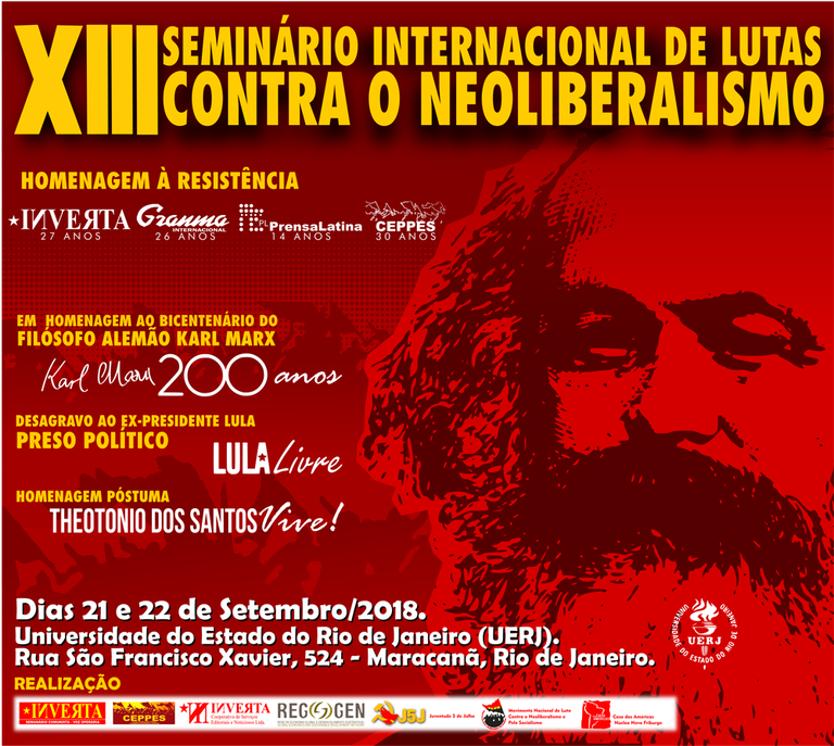 XIII Seminário Internacional de Lutas contra o Neoliberalismo