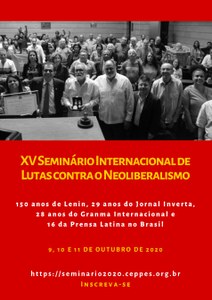 XV Seminário Internacional de lutas contra o Neoliberalismo1