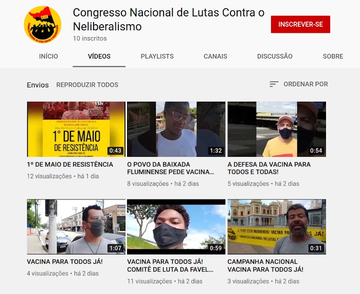 Canal do You Tube do CNCN
